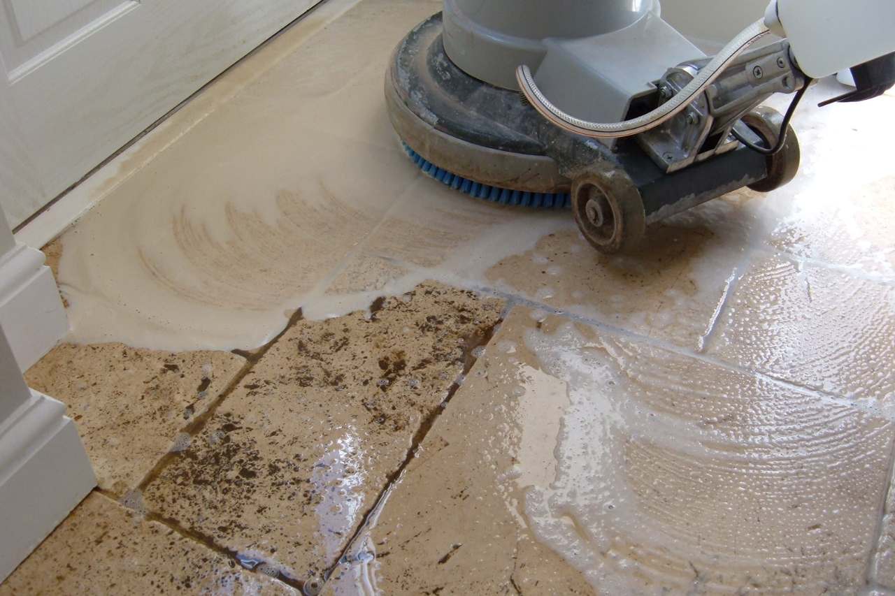 travertine floor restoration NC